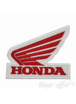 Embroidered patch biker band HONDA