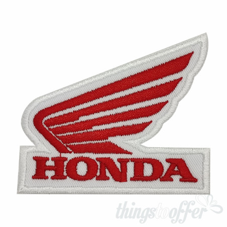 Embroidered patch biker band HONDA