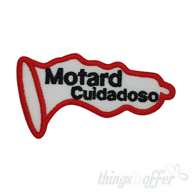 Emblema, Patch Motard Cuidadoso