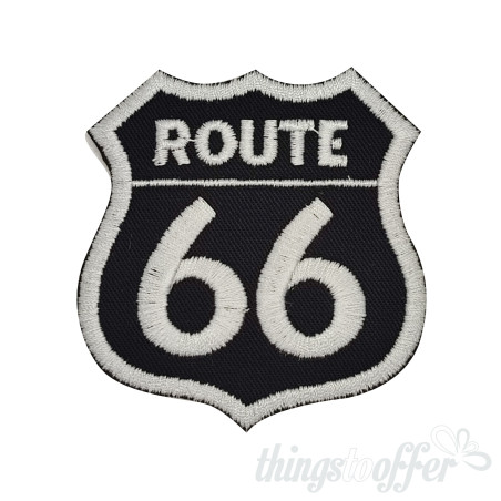 Embroidered patch Route 66