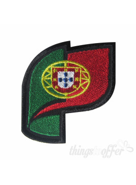 Bandera Portuguesa curva