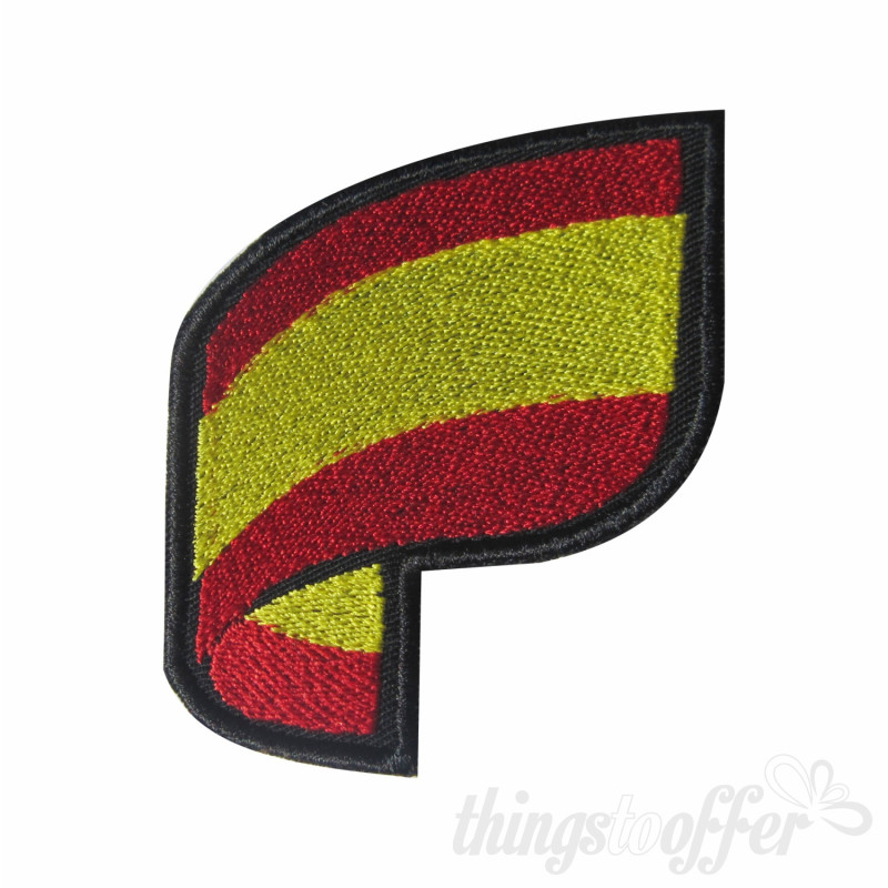 Emblema, Patch de Espanha curva