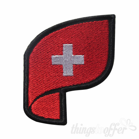 Emblema, Patch de Suíça curva