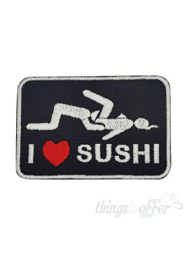 Parche Bordado I Love Suchi