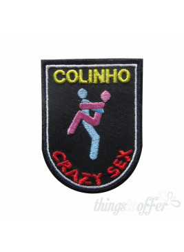 Parche Bordado Crazy Sex, Colinho