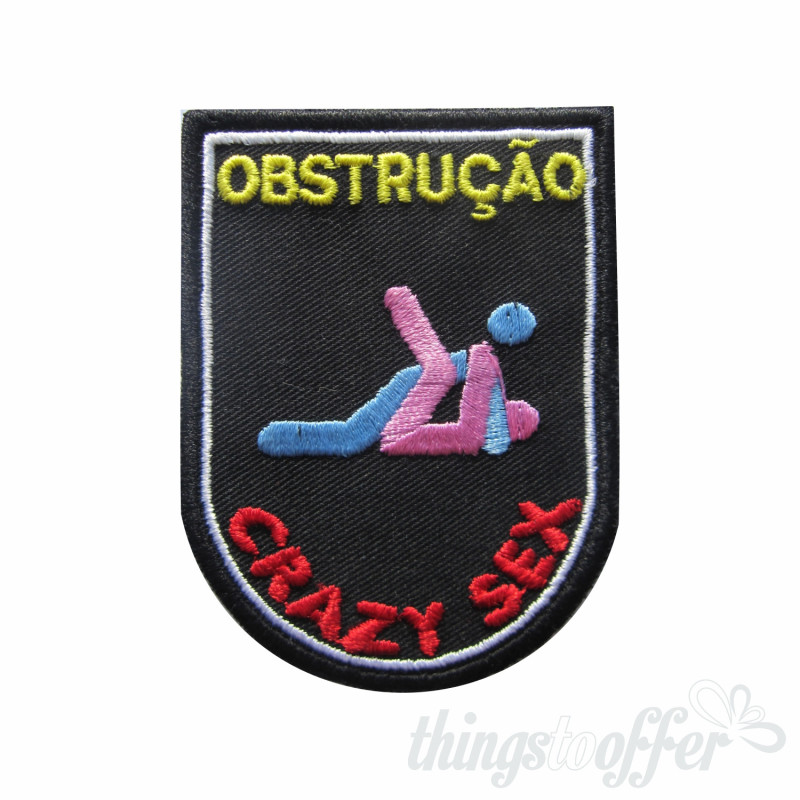 Parche Bordado Crazy Sex, Oportunista