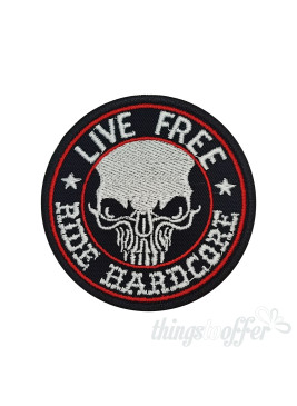 Patch Live Free, Ride Hard Core