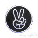 Parche de saludo de motociclista
