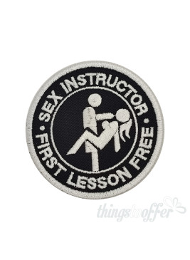 Parche Motard Intructor First Lesson Free