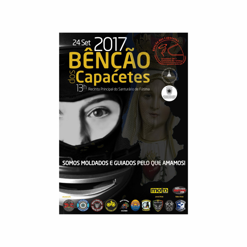 Autocolante com a imagem do cartaz do evento 2017