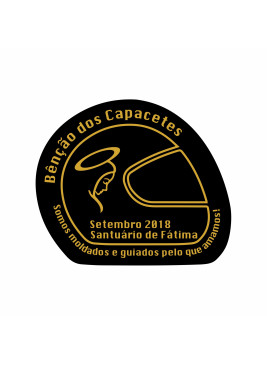 Autocolante com o logo da bênção de 2018