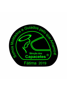 Autocolante com o logo da bênção de 2019