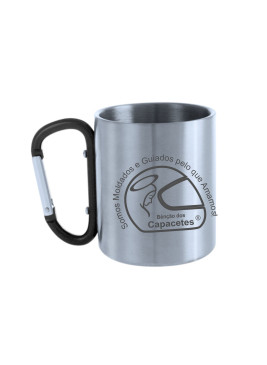 210ml stainless steel mug with the helmets blessing logo