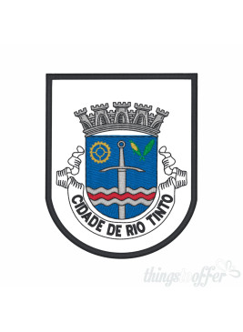 Emblema, patch Cidade de Rio Tinto