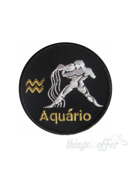 Parche bordado Signo del Zodiaco de Acuario