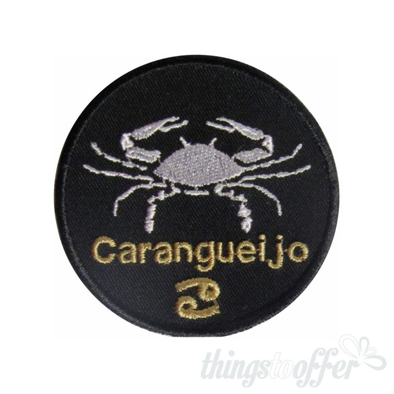 Zodiac Câncer Embroidered Patch