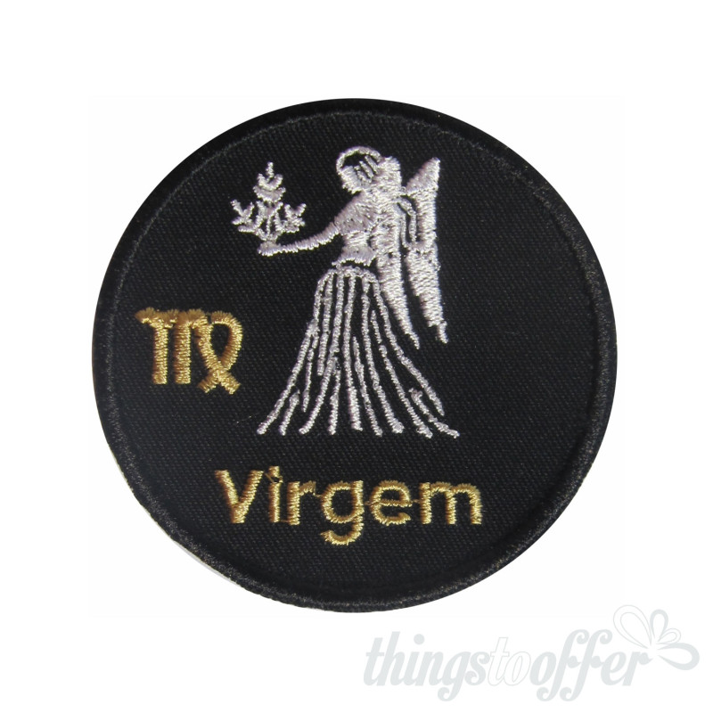 Zodiac Virgo Embroidered Patch