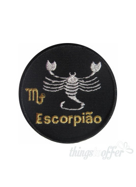 Zodiac Scorpio Embroidered Patch