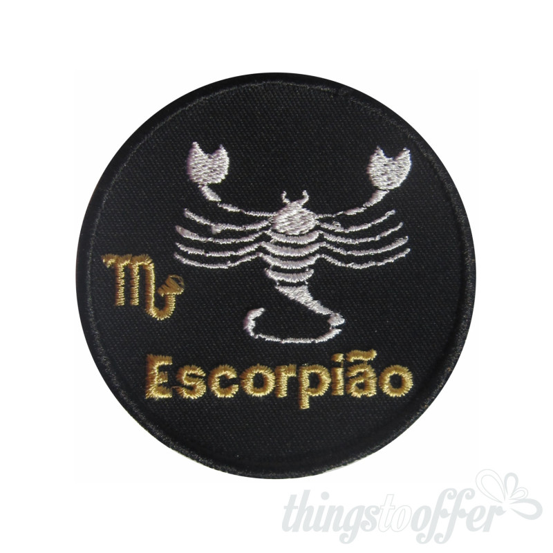 Patch Escorpião do Signo do Zodíaco