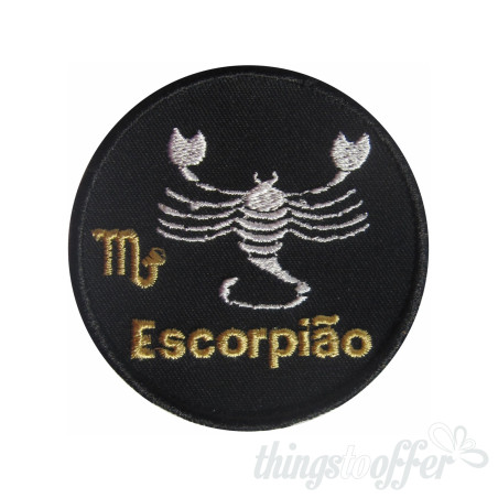 Patch Escorpião do Signo do Zodíaco