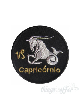 Zodiac Capricorn Embroidered Patch